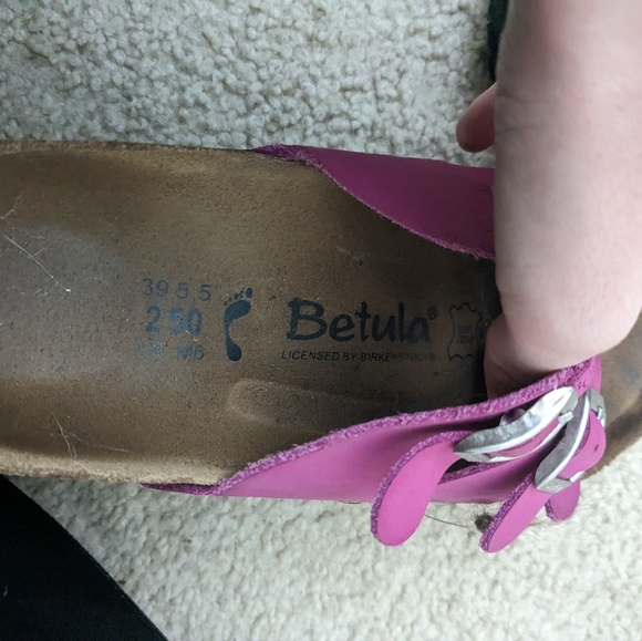 Betula by Birkenstock Pink Slides - Picture 3 of 4